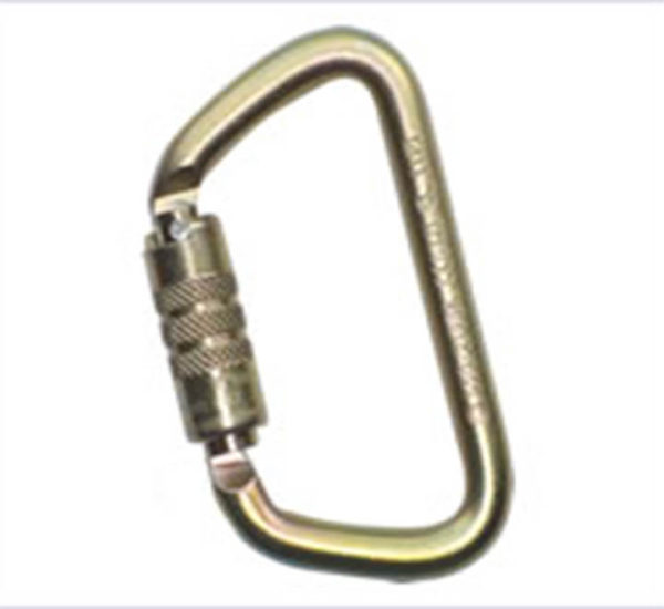N268G  MOSQUETON ACERO TRIPLE SEGURO  50KN MARCA YOKE