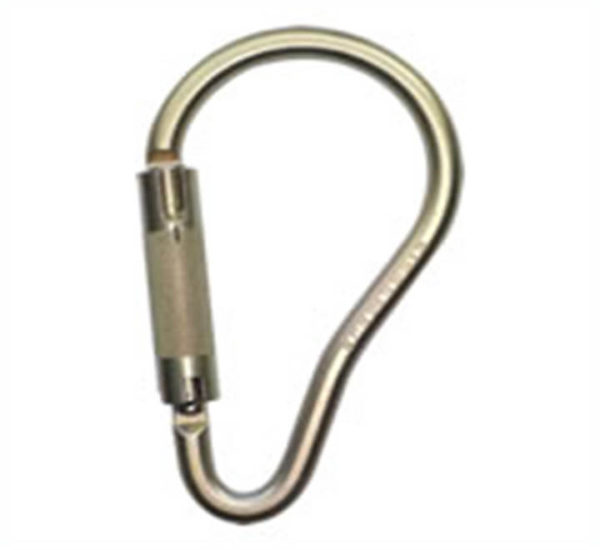 N259G  MOSQUETON TIPO PERA 35 KN DOBLE SEGURO MARCA YOKE