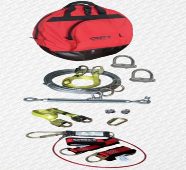1225W - KIT LINEA DE VIDA HORIZONTAL EN CABLE.  ORBIT F