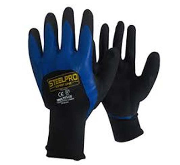 GUANTE STEELPRO NYLON RECUBIERTO EN NITRILO MULTIFLEX SANDY EXTRA NITRILO BLUE