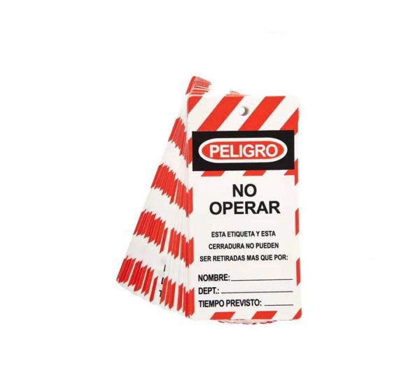 TARJETA NO OPERAR LOCK OUT PACK (25 UND). STEELPRO