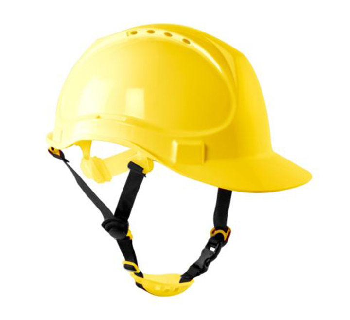 CASCO DE OBRA S/VISERA C/ARNES Y BARBUQUEJO AMARILLO