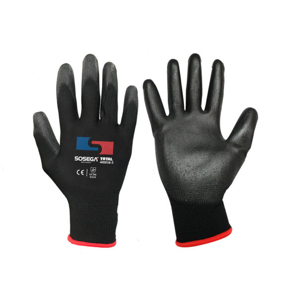 Guante SOSEGA Total poliuretano negro 400018
