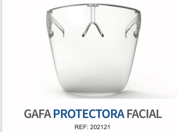 GAFA PROTECTORA FACIAL CLARO / ROSADO