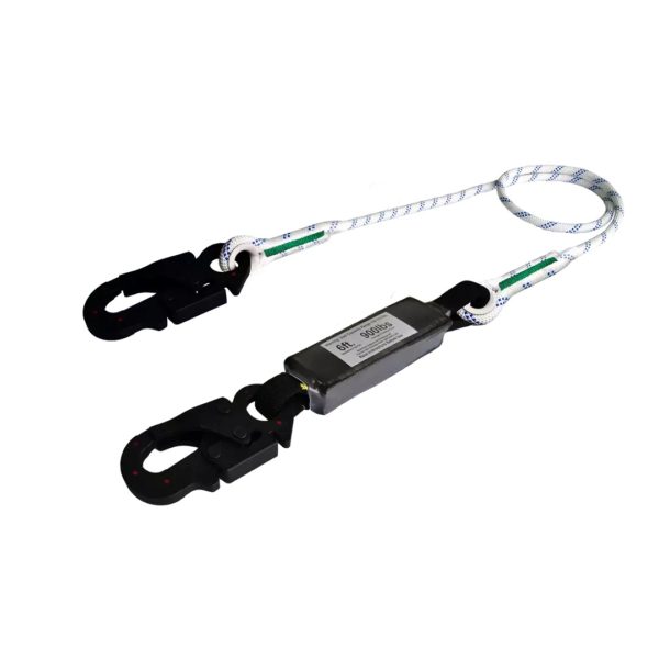 Eslinga Dieléctrica 303S-ADIE-2P sencilla de detención caída, con paquete absorbedor, en cuerda.