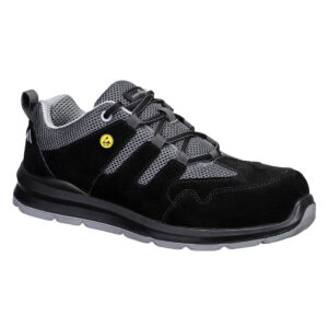 FE07 - Tenis Deportivo Portwest Composite SI ESD SR FO negro/gris. 36 a 45