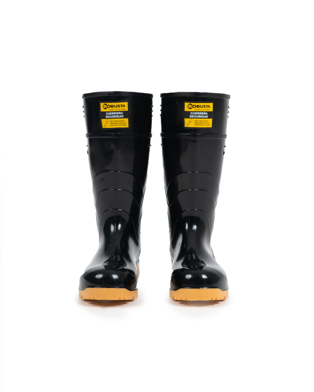 BOTA PVC NEGRA PROTECCION AGUA, CAÑA ALTA BASICA. ROBUSTA